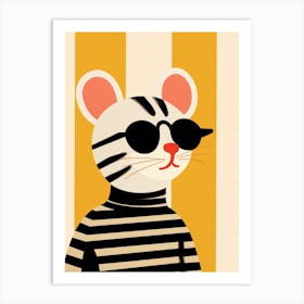 Little Mouse 3 Wearing Sunglasses Art Print