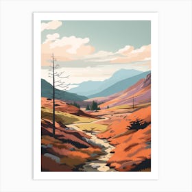 The Great Glen Way Scotland 8 Hiking Trail Landscape Art Print