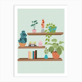 Plant Shelf Art Print