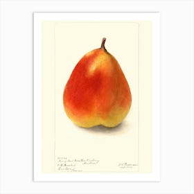 Minimalist Pear Art Print