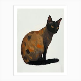 Balinese Cat Painting 1 Art Print