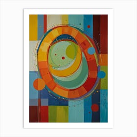 Abstract Circle Art Print