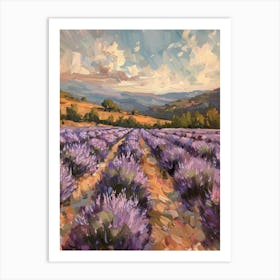 Lavender Field 15 Art Print