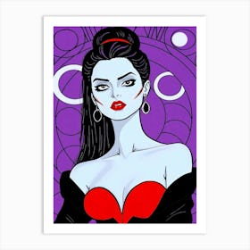 Evil Queen Illustration Art Print