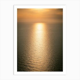 Sunset Over The Ocean Art Print