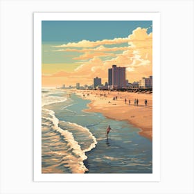 Atlantic City Beach New Jersey 1 Art Print