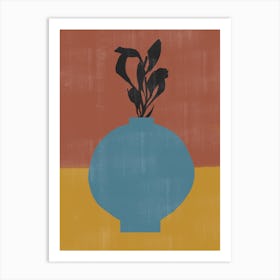 Plant In A Vase Art Print