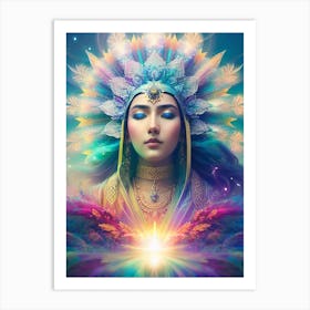 Mystical Woman Art Print