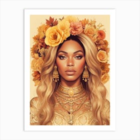 Beyoncé 1 Art Print