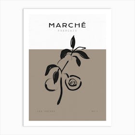 Boho Bohemian 5 Peaches Art Print