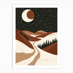 Snowy Landscape 1 Art Print