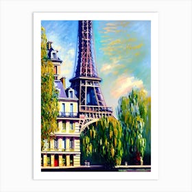 Paris Eiffel Tower Art Print