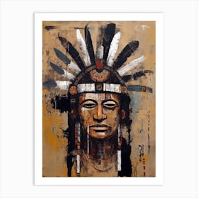 Mystic Trails: Journey into Indigenous Art Treasures Art Print