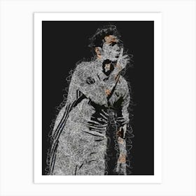 Cristiano Ronaldo 1 Art Print