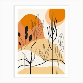 Abstract Landscape Painting Art Print