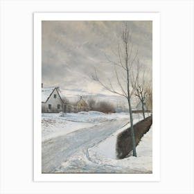 Road In The Village Of Baldersbronde, Laurits Andersen Ring Art Print