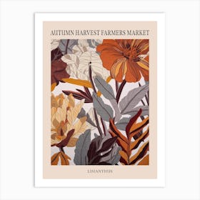 Fall Botanicals Lisianthus 3 Poster Art Print