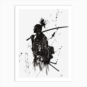 Samurai Japan Katana Warrior Art Print