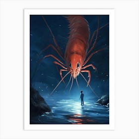 Giant Shrimp Art Print