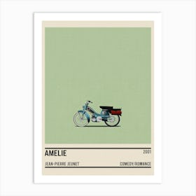 Amelie Bike Movie Art Print