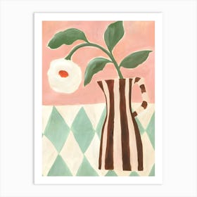 Flower In A Vase Art Print