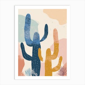 Cactus Print 3 Art Print