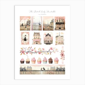 Cute Paris 1 Art Print