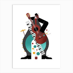 Jazz Musician Art Print