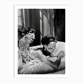 Audrey Hepburn Breakfast At Tiffanys Art Print