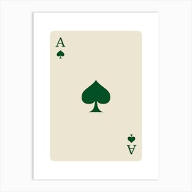 Ace Of Spades Art Print