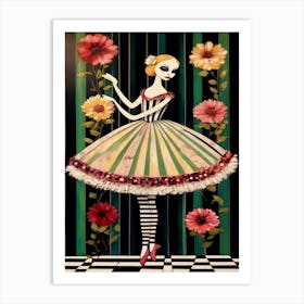  Gothic Ballerina  Art Print