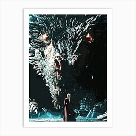 Game Of Thrones house of dragon 4 Art Print