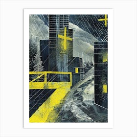 Night In The City 8 Art Print