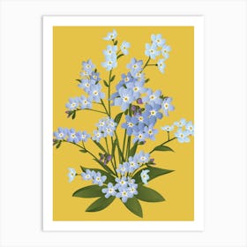 Forget Me Nots Art Print