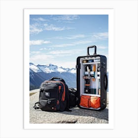 A Compact Portable All In One Locker For Students On The Go Combining A Secure Place For Personal Art Print