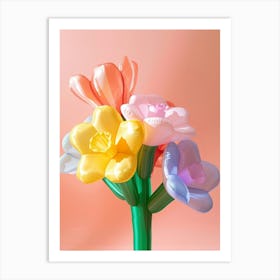 Dreamy Inflatable Flowers Daffodil 3 Art Print