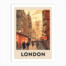 Vintage Travel Poster London 8 Art Print