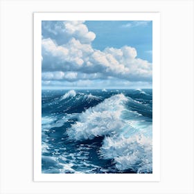 Ocean Waves 21 Art Print