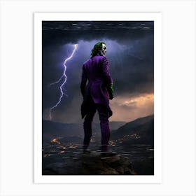 Joker Wallpaper Art Print