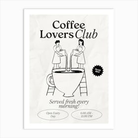 Coffee Club Kitchen | Coffee Lover’s Club | Coffee Bar 2 Art Print