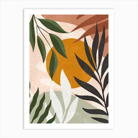 Tropical Leaves 15 Art Print