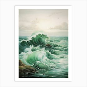 Ocean Waves 2 Art Print