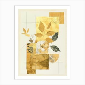 Golden Leaves 53 Art Print