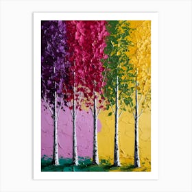 Birch Trees Art Print