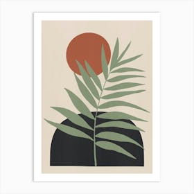 Floral and tropical botanical 4 Art Print