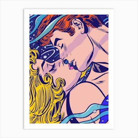 Acquakiss Art Print