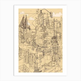 San Francisco! (Dust) Art Print