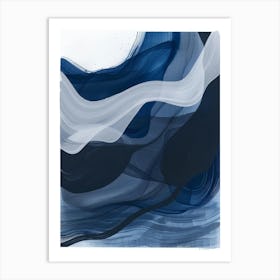 Blue Wave 5 Art Print