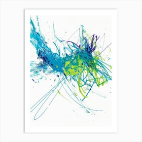 Abstract Painting 1620 Art Print