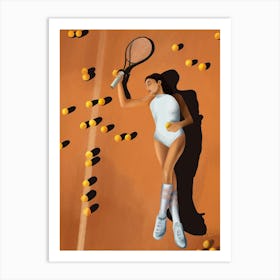 Tennis Reverie Art Print